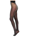 Swedish Stockings Tora Shimmery Tights In Black