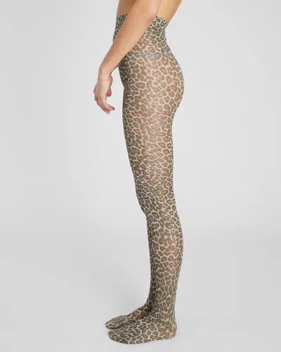 Swedish Stockings Softa Leo Tights In Animal Print