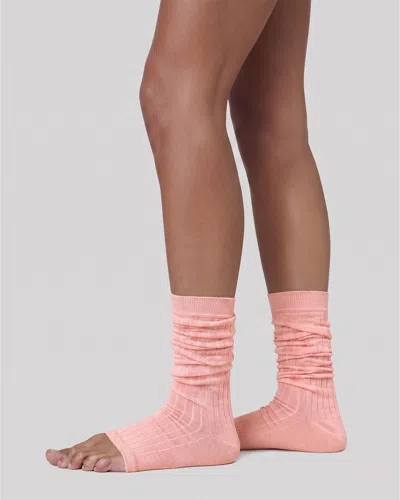 Swedish Stockings Ssense Exclusive Long Socks In Pink