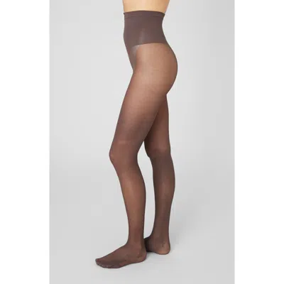 Swedish Stockings Svea Premium Opaque Tights In Brown