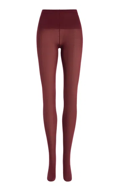 Swedish Stockings Olivia Premium Tights In Burgundy