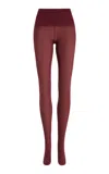 Swedish Stockings Svea Premium Tights In Burgundy