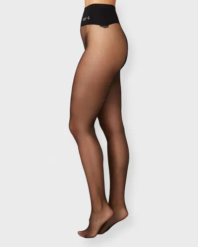 Swedish Stockings Tights Beata Seamless In Black