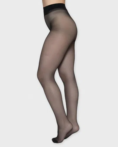 Swedish Stockings Tights Elin Premium 2-pack In Black