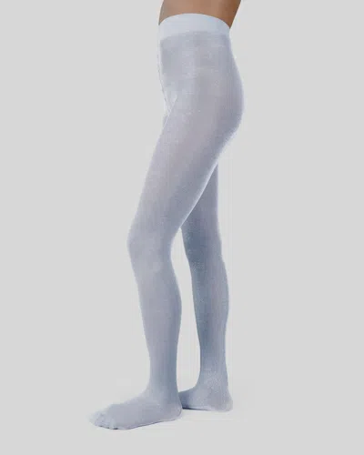 Swedish Stockings Tora Shimmery Tights In Blue