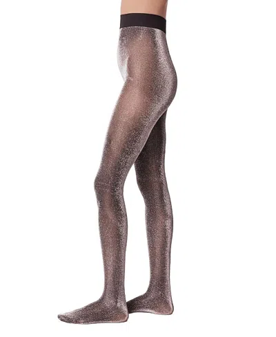 Swedish Stockings Tora Shimmery Tights In Black