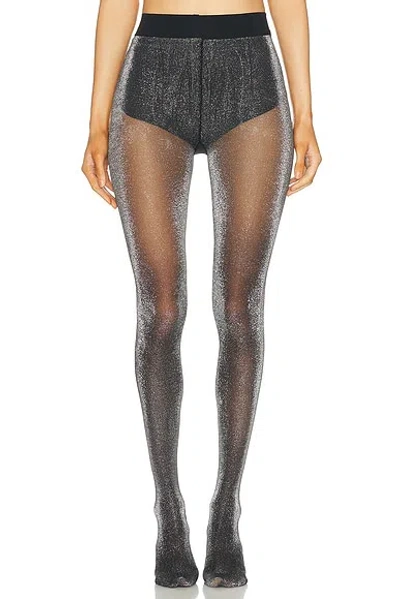 Swedish Stockings Tora Shimmery Tights In Black