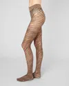 Swedish Stockings Zadie Zebra Tights In Animal Print
