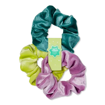Sweet & Shimmer Scrunchie Trio