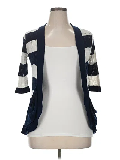 Pre-owned Sweet & Sinful Cardigan Sweater In Blue