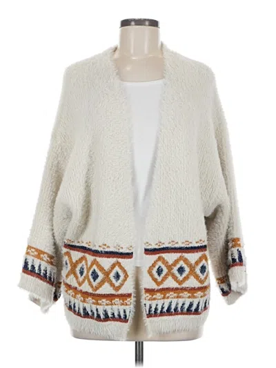 Pre-owned Sweet & Sinful Cardigan Sweater In White
