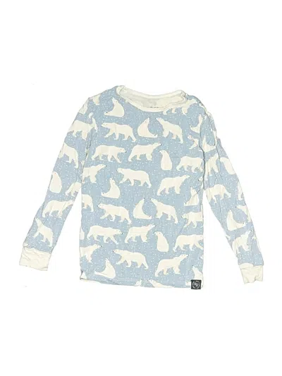 Pre-owned Sweet Bamboo Kids' Long Sleeve T-shirt In Blue