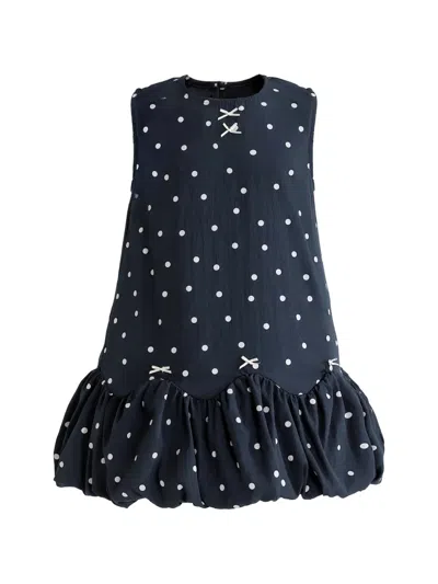 Sweet Cactus Kids' Bow-detail Dress In Multi