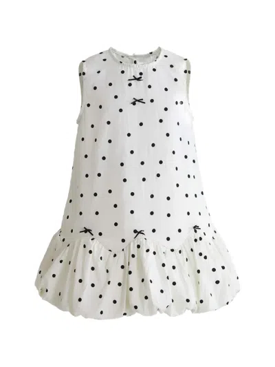 Sweet Cactus Kids' Bow-detail Dress In Multi