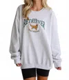 Sweet Claire Oversized "club Retriever" Sweatshirt In Gray In Gray