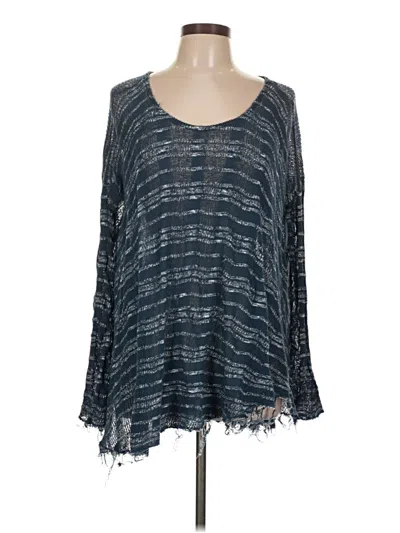 Pre-owned Sweet Claire Pullover Sweater In Blue