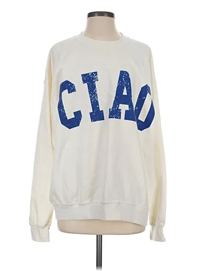 Pre-owned Sweet Claire Sweatshirt In White