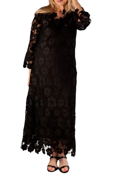 Sweet Generis Poetic Style Maxi Dress In Black
