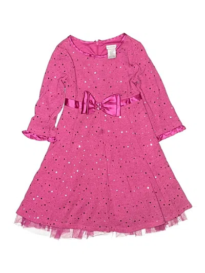 Pre-owned Sweet Heart Rose Kids' Dress In Pink