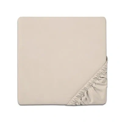 Sweet Home Collection Brushed Microfiber Bottom Sheets With Built In Sheet Straps In Cream
