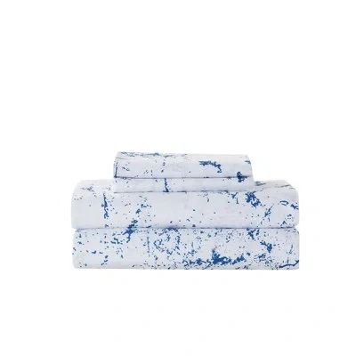 Sweet Home Collection Dinosaur White/blue/green Microfiber Reversible Comforter Set In White,blue,green