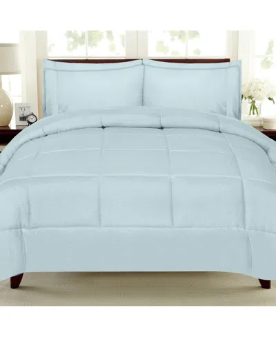 Sweet Home Collection Down Alternative 7-pc. Comforter Set,twin/twin Xl In Blue