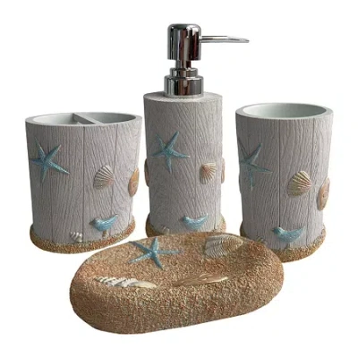 Sweet Home Collection Ocean 4-pc. Bath Accessory Set In Multi