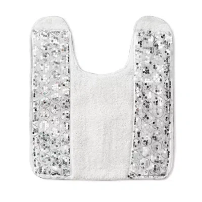 Sweet Home Collection Popular Bath Sinatra Bathroom Rug Collection In Silver