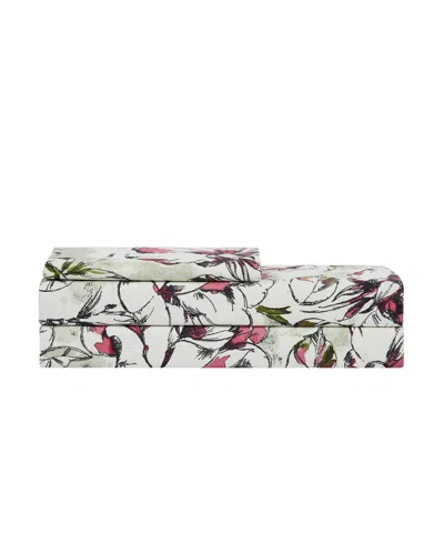 Sweet Home Collection Printed Double Brushed 1500-thread Count Soft Microfiber 3-pc. Sheet Set, Twin In Multi