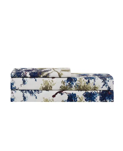 Sweet Home Collection Printed Double Brushed 1500-thread Count Soft Microfiber 3-pc. Sheet Set, Twin In White