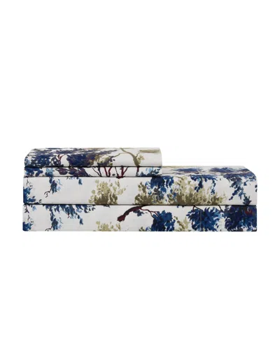 Sweet Home Collection Printed Double Brushed 1500-thread Count Soft Microfiber 4-pc. Sheet Set, California King In Multi