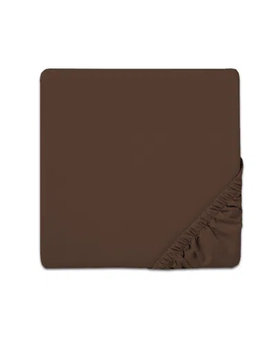 Sweet Home Collection Supreme Collection 1500-thread Count Microfiber Fitted Sheet, Twin Xl In Brown