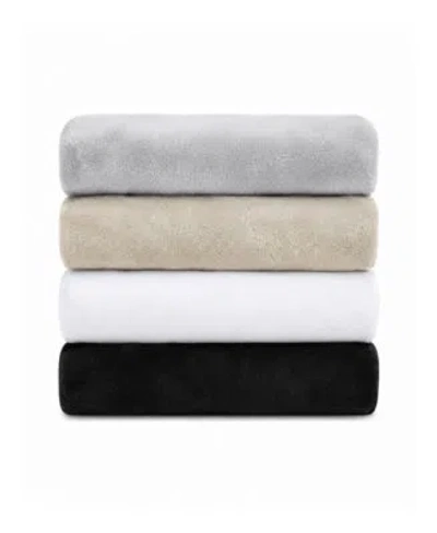 Sweet Home Collection Ultra Soft Microplush Solid Fleece Sheet Sets In Black