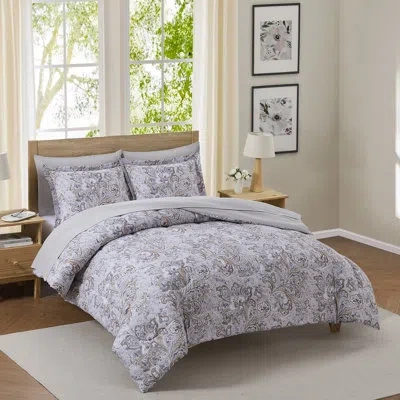 Sweet Home Collection Watercolor Paisley Bed-in-a-bag Printed Comforter Set