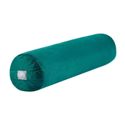 Sweet Home Collection Yoga Portable Cushion Bolster Pillow In Green