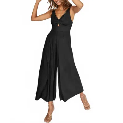 Sweet Karma Allie Ray Jumpsuit In Black