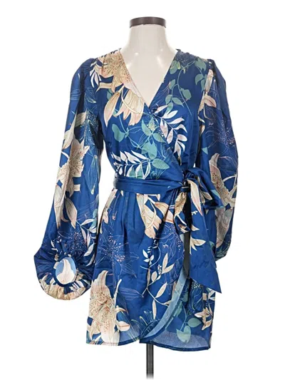 Pre-owned Sweet Lemon Cocktail Dress In Blue