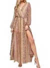 Sweet Lemon In Awe Maxi Dress In Multicolor In Multi