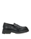 Sweet Lemon Woman Loafers Black Size 6 Leather