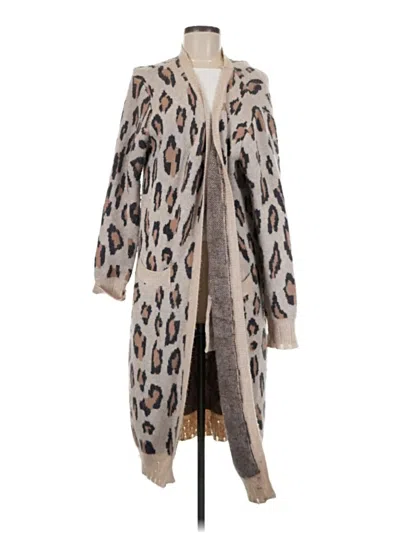 Pre-owned Sweet Lovely By Jen Cardigan Sweater In Brown