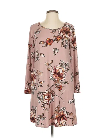 Pre-owned Sweet Lovely By Jen Casual Dress In Brown