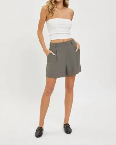 Sweet Lovely By Jen High Waisted Short In Dark Mink