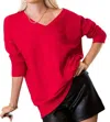 SWEET LOVELY BY JEN OH HOW SWEET IT IS SWEATER PLUS SIZE IN RED