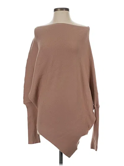 Pre-owned Sweet Lovely By Jen Poncho In Brown