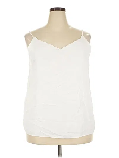 Pre-owned Sweet Lovely By Jen Sleeveless Blouse In Ivory