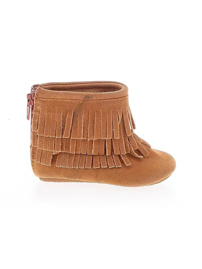 Pre-owned Sweet N Swag Kids' Booties In Brown
