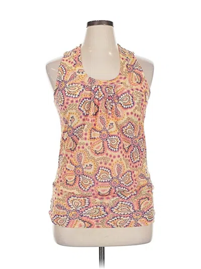 Pre-owned Sweet Pea By Stacy Frati Sleeveless Blouse In Orange