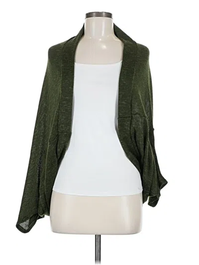 Pre-owned Sweet Rain Cardigan Sweater In Green