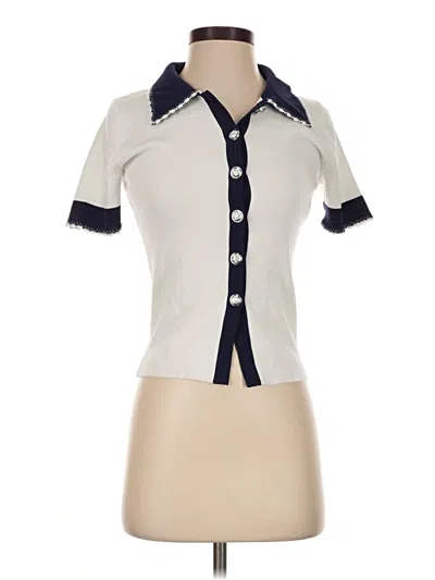 Pre-owned Sweet Rain Cardigan Sweater In Ivory