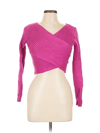 Pre-owned Sweet Rain Cardigan Sweater In Pink